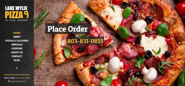 Lake Wylie Pizza Launched New Website